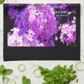 Schmetterling und Phlox, Ecclesiastes 3:11 Geschirrtuch (Gefaltet)