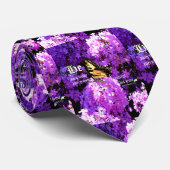 Schmetterling und Phlox, Ecclesiastes 3:11 Krawatte (Gerollt)