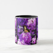 Schmetterling und Phlox, Ecclesiastes 3:11 Tasse (Zentrum)
