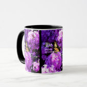 Schmetterling und Phlox, Ecclesiastes 3:11 Tasse (Vorderseite Links)