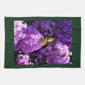 Schmetterling und Phlox Geschirrtuch (Horizontal)