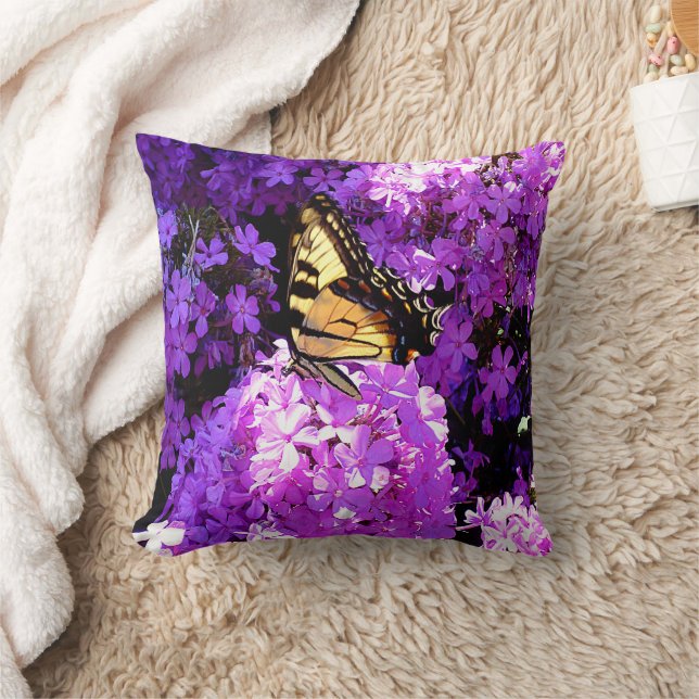 Schmetterling und Phlox Kissen (Decke)
