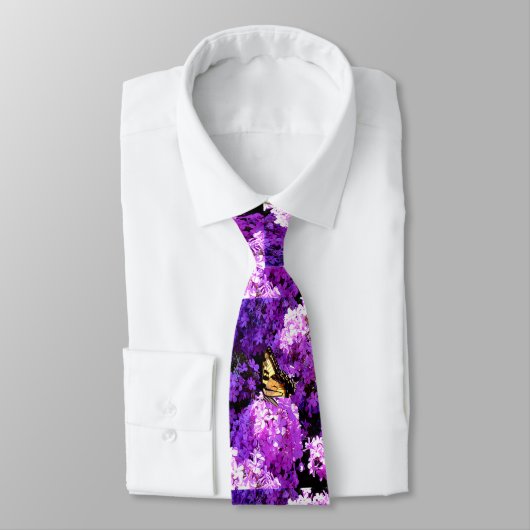 Schmetterling und Phlox Krawatte (Gebunden)