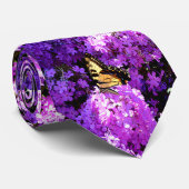 Schmetterling und Phlox Krawatte (Gerollt)