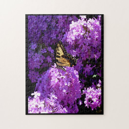Schmetterling und Phlox Puzzle (Vertikal)
