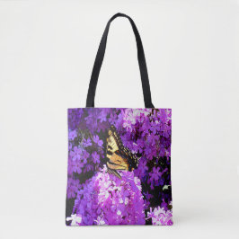 Schmetterling und Phlox Tasche