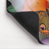 Schmetterling und Rose Mousepad (Ecke)