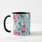 Schmetterling und Rose | Muttertag des Individuell Tasse (Links)