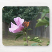 Schmetterling und Rose Sharons Mousepad (Vorne)