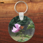 Schmetterling und Rose Sharons Schlüsselanhänger (Vorderseite)