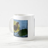 Schmetterling und Sonnenblume Kaffeetasse (Vorderseite Links)