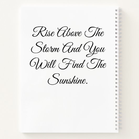 Schmetterling und Sonnenblume mit inspirierendem Z Notizblock (Rückseite)