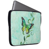 Schmetterling und Weinkern Laptopschutzhülle (Vorne Rechts)