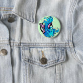 Schmetterling und Wellen Button (Beispiel)