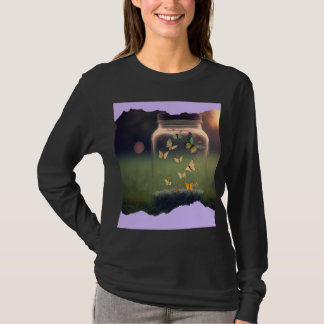 Schmetterling Unikates Design T-Shirt