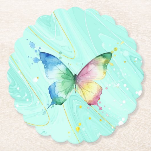Schmetterling Untersetzer (Vorderseite)