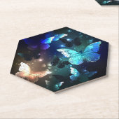 Schmetterling Untersetzer (angewinkelt)