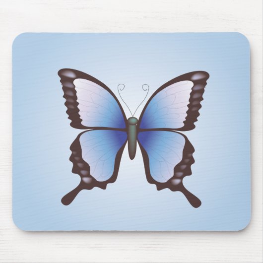 Schmetterling: Vektor-Illustration:Mousepad Mousepad (Vorne)