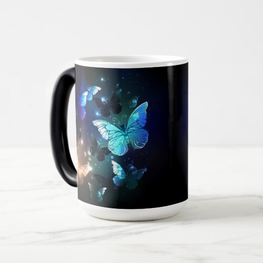 Schmetterling Verwandlungstasse (Vorderseite Links)