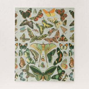 Schmetterling Vintage-Muster Schmetterlinge Malere Puzzle