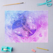 Schmetterling Vintager Romantischer Lila Rosa Deko Seidenpapier (Basteln)