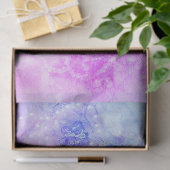 Schmetterling Vintager Romantischer Lila Rosa Deko Seidenpapier (Geschenk)