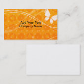 Schmetterling Visitenkarte (Vorne/Hinten)