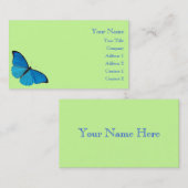 Schmetterling Visitenkarte (Vorne/Hinten)