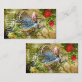 Schmetterling Visitenkarte (Vorne/Hinten)