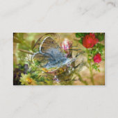 Schmetterling Visitenkarte (Rückseite)