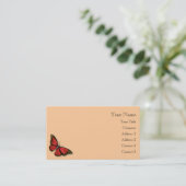 Schmetterling Visitenkarte (Stehend Vorderseite)