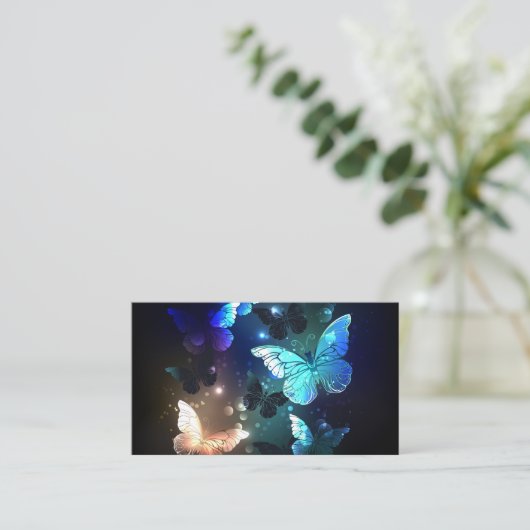 Schmetterling Visitenkarte (Stehend Vorderseite)