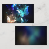 Schmetterling Visitenkarte (Vorne/Hinten)
