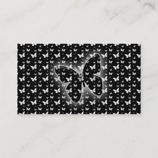 Schmetterling Visitenkarte (Vorderseite)