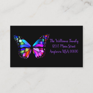 Schmetterling Visitenkarte