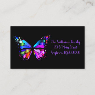 Schmetterling Visitenkarte
