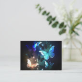 Schmetterling Visitenkarte (Stehend Vorderseite)