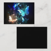 Schmetterling Visitenkarte (Vorne/Hinten)