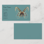 Schmetterling Visitenkarte (Vorne/Hinten)