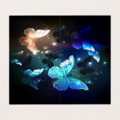 Schmetterling Visitenkarten (Außenseite Aufgefaltet)