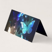 Schmetterling Visitenkarten (Rückseite)