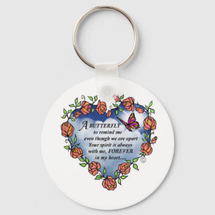 Schmetterling vom Himmel Schlüsselanhänger