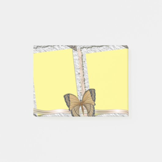 Schmetterling wählen Sie Ihre Farbe Post-it Klebezettel (Vorderseite)