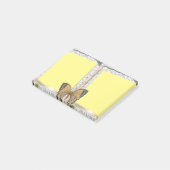 Schmetterling wählen Sie Ihre Farbe Post-it Klebezettel (angewinkelt)