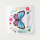 Schmetterling Wandteppich (Vorderseite (Horizontal))