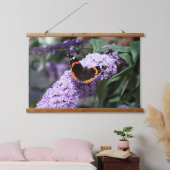Schmetterling Wandteppich Mit Holzrahmen (Schlafzimmer)