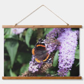 Schmetterling Wandteppich Mit Holzrahmen (Vorderseite 2)