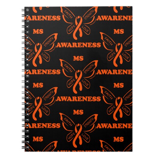 Schmetterling/Warrior...MS Notebook Notizblock (Vorderseite)