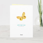 Schmetterling - Was ist, wenn ich stürze? - Inspir Karte (Rückseite)