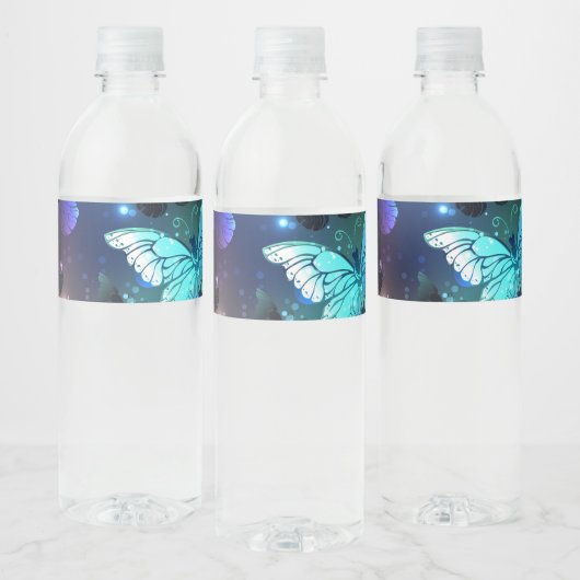 Schmetterling Wasserflaschenetikett (Flaschen)